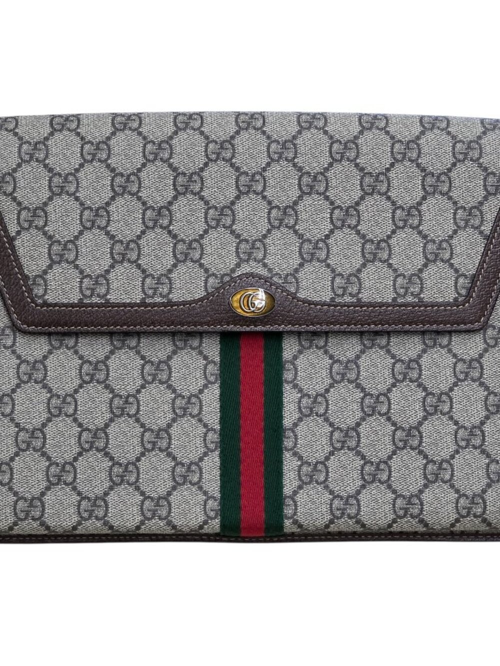 Gucci 2020 "The Party - 02.9.20" Ophidia GG Supreme Canvas Coated Clutch